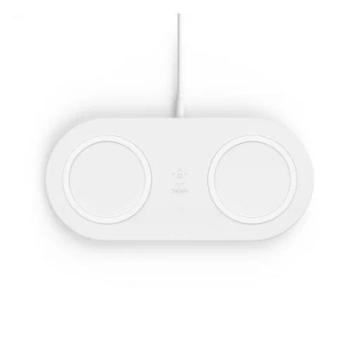 Belkin Boost Charge Dupla Vezeték Nélküli Qi Vezeték nélküli Gyorstöltő 10W, Fehér (WIZ002VFWH) - 2