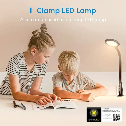 Meross Okos 3in1 LED álló Lámpa Fekete - 4
