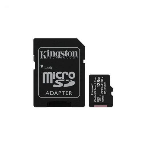 Kingston Canvas Select Plus MicroSDXC 128GB (Class 10), UHS-I Memóriakártya Adapterrel (SDCS2/128GB) - 1