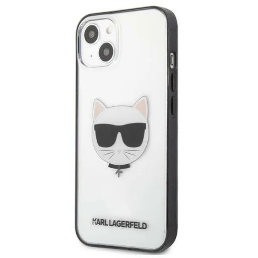 iPhone 13 Mini Karl Lagerfeld Ikonik Choupette tok átlátszó (KLHCP13SHCHCK) - 2