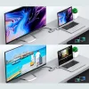 Choetech 9 az 1-ben multifunkcionális USB Type C HUB szürke (HUB-M15) thumbnail
