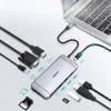 Choetech 9 az 1-ben multifunkcionális USB Type C HUB szürke (HUB-M15) thumbnail