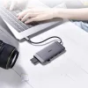 Choetech 9 az 1-ben multifunkcionális USB Type C HUB szürke (HUB-M15) thumbnail