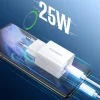 Choetech fali gyorstöltő adapter USB Type C 25W EU fehér (PD6003-EU) thumbnail