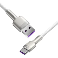 Baseus Cafule Series Metal Data USB - USB Type C 66W kábel 2m fehér (CAKF000202)