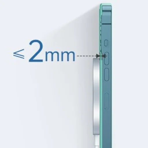 Choetech 15 W-os mágneses vezeték nélküli töltőkészlet Qi + 20 W-os tápfeszültség-töltő (MagSafe-kompatibilis) Fehér (T517-F) - 6