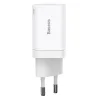 Baseus Super Pro gyors fali töltő adapter USB / USB Type C 30W Power Delivery Quick Charge fehér (CCSUPP-E02) thumbnail