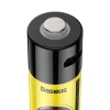 Baseus 2x 1920mAh AA R6 újratölthető elem beépített micro USB töltőporttal fekete és sárga színben (PCWH000211) - 13