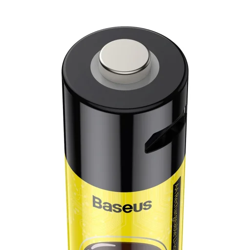 Baseus 2x 1920mAh AA R6 újratölthető elem beépített micro USB töltőporttal fekete és sárga színben (PCWH000211) - 13