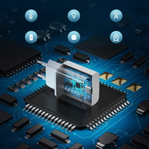 Choetech USB fali töltő adapter Type C 20W tápellátás + USB C - Lightning kábel 1,2m fehér (PD5005) - 8