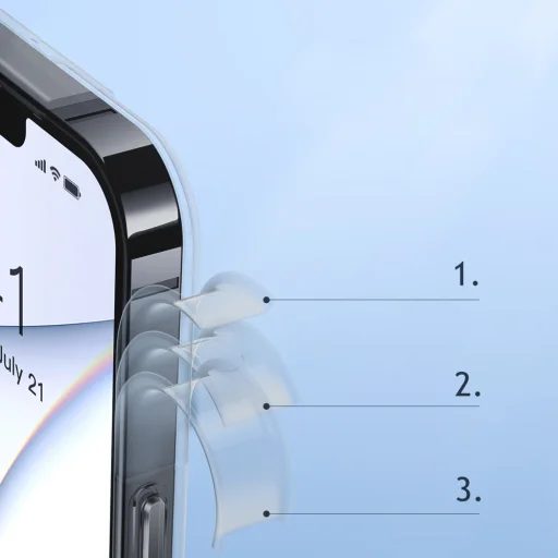 iPhone 13 Pro Max Baseus Frosted Glass tok fekete (ARWS000501) - 9