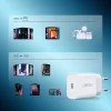 Choetech fali töltő adapter USB Type C 20W tápellátás 3A fehér (Q5004) thumbnail