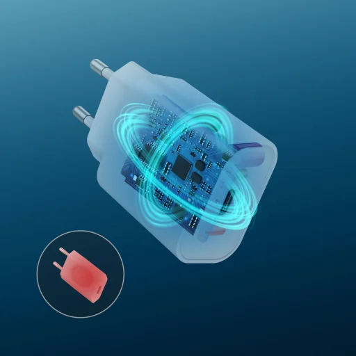 Choetech fali töltő adapter USB Type C 20W tápellátás 3A fehér (Q5004) - 8