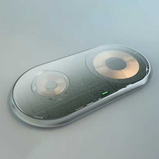 Choetech MFI Qi 2 az 1-ben vezeték nélküli töltő okostelefonokhoz / Apple Watch állvánnyal USB Type C fehér (T317) - 2