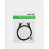 Ugreen Ethernet kábel RJ45 Cat 6 1000Mbps 1m fekete (NW101 50184) thumbnail