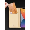 iPhone 14 Pro MAX Dux Ducis Skinpro fliptok arany - 7