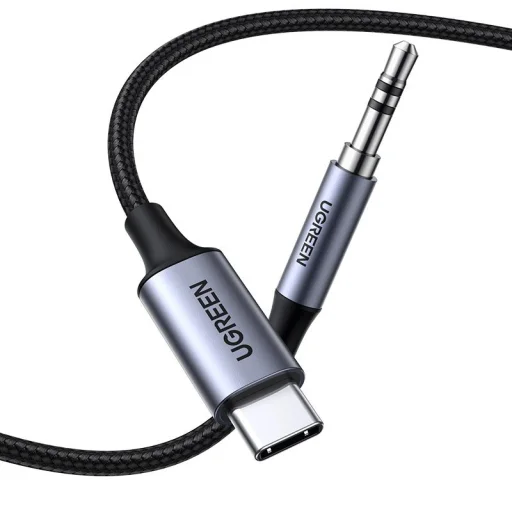Ugreen AUX audio kábel 3.5mm mini jack - USB Type-C  1m black (CM450 20192) - 9