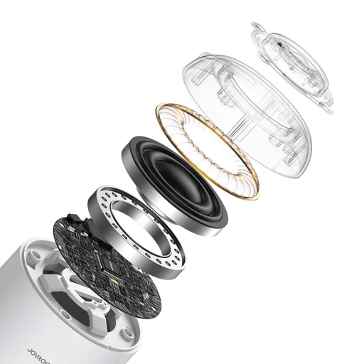 Joyroom vezeték nélküli bluetooth hangszóró 5W 2200mAh fehér - 3