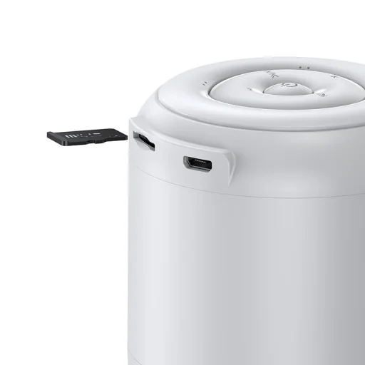 Joyroom vezeték nélküli bluetooth hangszóró 5W 2200mAh fehér - 5