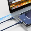 Joyroom USB Type C - USB Type C kábel 3A 1.8m kék thumbnail