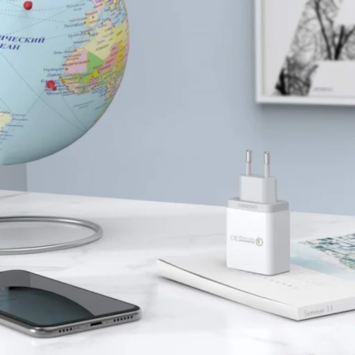 Ugreen hálózati töltő adapter USB QC 3.0 fehér (CD122) - 5