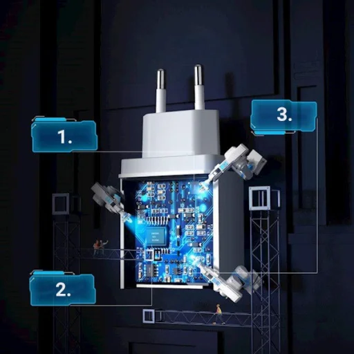 Ugreen hálózati töltő adapter USB QC 3.0 fehér (CD122) - 6