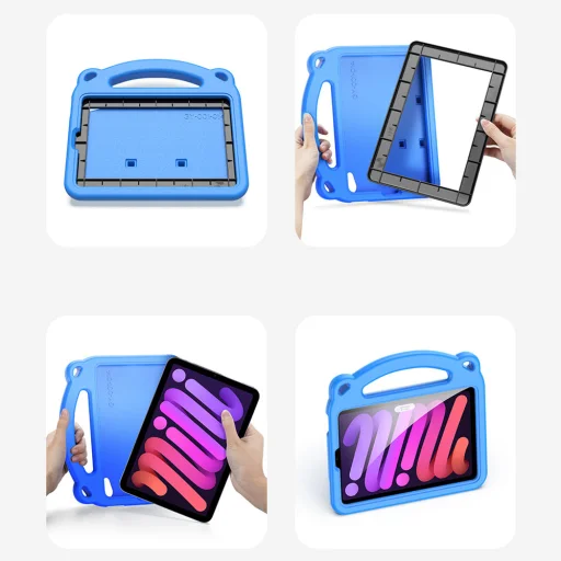 Apple iPad mini 6 2021 Dux Ducis Panda Szilikon tok gyerekeknek sárga - 8