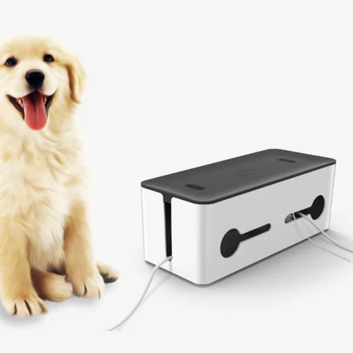 Ugreen kábel rendező doboz S 27.8x13x12.8cm fekete/ fehér (LP110) - 14