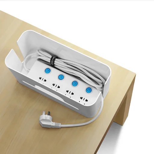 Ugreen kábel rendező doboz S 27.8x13x12.8cm fekete/ fehér (LP110) - 10