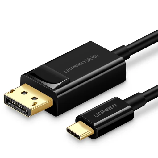 Ugreen Unidirekciós USB Type-C - Display Port 4K 1.5m Fekete (MM139) Adapter Kábel - 1
