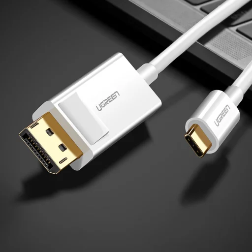 Ugreen Unidirekciós USB Type-C - Display Port 4K 1.5m Fekete (MM139) Adapter Kábel - 10