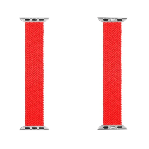 Apple Watch 4/5/6/7/8/SE/Ultra (42/44/45/49mm) Tactical 778s kötött óraszíj M-es méret piros - 4