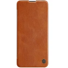 Xiaomi Redmi Note 11 5G/Poco M4 Pro 5G Nillkin Qin Pro bőr fliptok barna