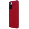Xiaomi Poco M4 Pro 5G Nillkin Qin Pro bőr fliptok piros