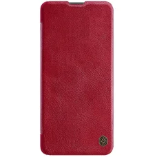 Xiaomi Poco M4 Pro 5G Nillkin Qin Pro bőr fliptok piros