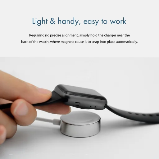 Apple Watch MFi mágneses vezeték nélküli töltő USB-C csatlakozással (AC-10) - 4