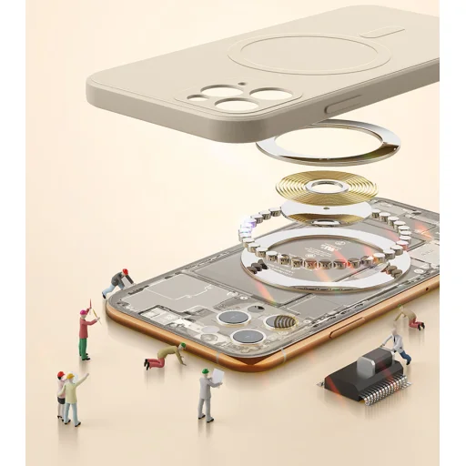 iPhone 13 Pro TEL PROTECT MagSilicone tok tengerészkék - 2