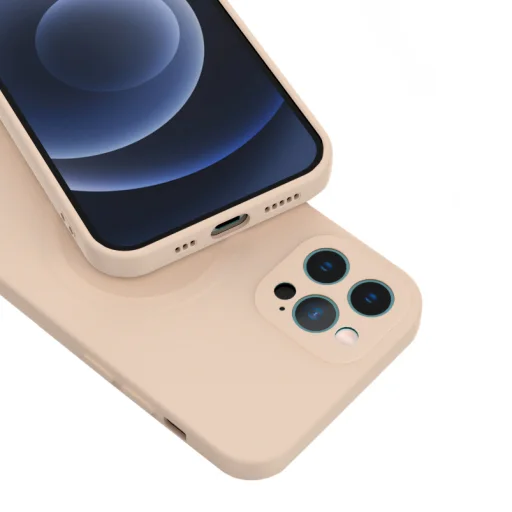 iPhone 13 Pro Max TEL PROTECT MagSilicone tok világos rózsaszín - 4