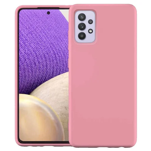 Samsung Galaxy A32 4G Soft Rubber flexibilis szilikon tok pink - 1