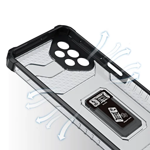 Samsung Galaxy A32 5G Crystal Ring Kickstand tok fekete - 6