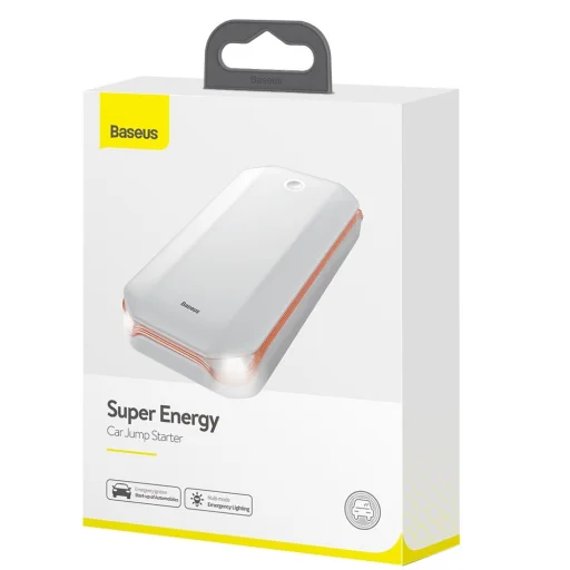 Baseus Power Starter Super Energy, Autó indítássegítő, gyorsindító 8000mAh 800A 12V fehér (CRJS01-02) - 31