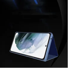 Samsung Galaxy S22+ Plus Clear View fliptok fekete