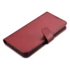 Samsung Galaxy S22 Ultra iCarer Haitang Leather Wallet Valódi Bőr Fliptok piros - 9