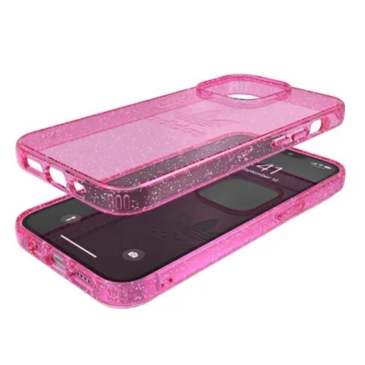 iPhone 13 Pro Adidas Originals tok flitteres pink - 3