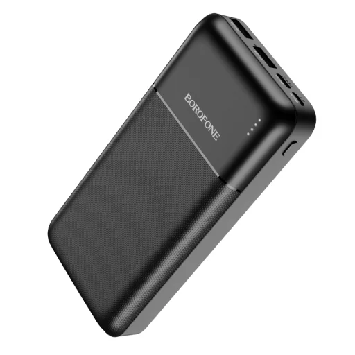 Borofone Cube BJ16A Powerbank 20000mAh 2xUSB fekete - 1