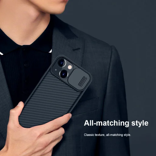 iPhone 13 Mini Nillkin CamShield Pro Magnetic tok fekete Magsafe - 11