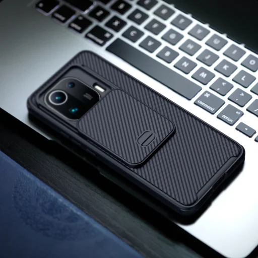 Xiaomi Mi 11 Pro Nillkin CamShield Pro tok fekete - 9