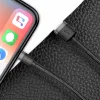 Baseus Cafule Nylon harisnyázott USB/Lightning kábel QC3.0 1.5A 2m fekete/szürke (CALKLF-CG1) thumbnail