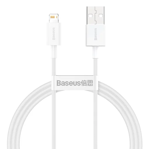Baseus Superior USB - Lightning kábel 2,4A 1 m fehér - 1
