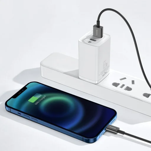 Baseus Superior USB - Lightning gyorstöltő adatkábel 2,4A 1 m fekete - 7